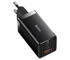Baseus CCGP120201 GaN5 Pro Rýchlonabíjací adaptér čierna / 2x USB-C / USB / 65W