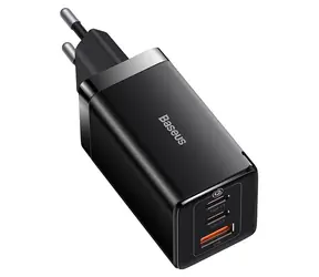 Baseus CCGP120201 GaN5 Pro Rýchlonabíjací adaptér čierna / 2x USB-C / USB / 65W