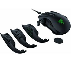 Razer Naga V2 Pre čierna / Bezdrôtová herná myš / optická / HyperScroll / 30000 DPI / 12 tlačidiel / USB-C / Bluetooth 