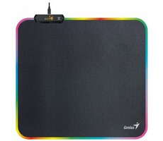 Genius GX-Pad 260S RGB Dizajnová herná podložka pod myš s RGB LED čierna / 260 x 240 x 3 mm / RGB podsvietenie