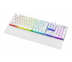 KRUX Frost RGB biela / Herná klávesnica / Drôtová / US layout / RGB