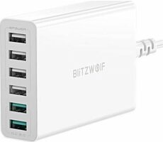 BlitzWolf BW-S15 EU biela / Nabíjačka / 60W / QC 3.0 / USB-A