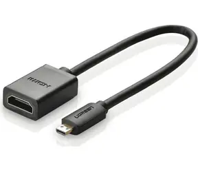 Ugreen 20134 Redukcia Micro HDMI(M) - HDMI(F) 20cm čierna
