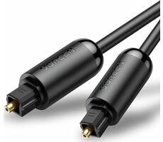 Ugreen AV122 Toslink optický prepojovací kábel (MM) hliníkový oplet 1m čierna