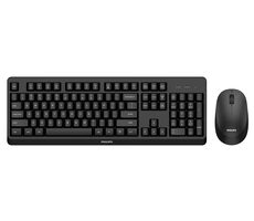 Philips SPT6307BL čierna / Bezdrôtový set klávesnice a myši / membránová / optická / 1600 DPI / USB-A 