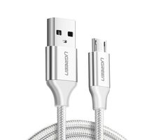 Ugreen micro USB Kábel QC 3.0 2.4A 1m biela