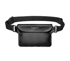 Spigen Aqua Shield WaterProof Waist Bag A620 čierna / vodotesné športové púzdro / IPX8