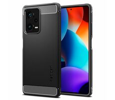 Spigen Rugged Armor Ochranný kryt pre Xiaomi Redmi Note 12 Pro+ 5G čierna