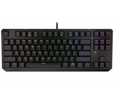 Endorfy Thock TKL CZ Brown čierna / Herná klávesnica / Drôtová / USB / CZ layout / 87 kláves / RGB