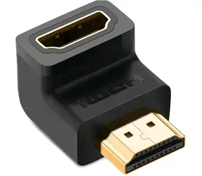 Ugreen HD112 Adaptér uhlový (MF) 4K HDMI čierna