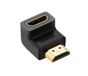 Ugreen HD112 Adaptér uhlový (MF) 4K HDMI čierna