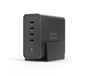 Native Union GaN Charger -140W čierna / Power Delivery / 140W / 4X USB-C
