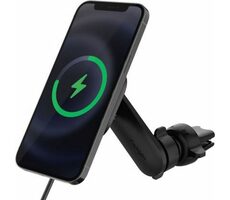 Spigen OneTap Pre Wireless Magnetic Car Charger Air Vent čierna / MagSafe