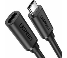 Ugreen Kábel USB-C 3.1 Gen.2 (M) - USB-C 3.1 Gen.2 (F) 1 m čierna / 4K / 100W
