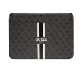 Guess PU 4G Printed Stripes Computer Sleeve 16" čierna