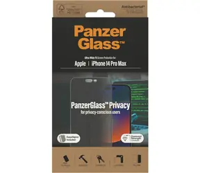 PanzerGlass UWF Privacy AB Tvrdené sklo s aplikátorom pre Apple iPhone 14 Pro Max čierna