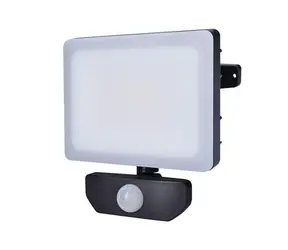 Solight WM-30WS-Q LED reflektor Quick so sensorom čierna / 30W / 2550lm / 4000K / IP44