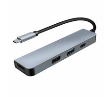 Solight SSH1201 4v1 USB-C hub / 1x HDMI / 1x USB-A 3.2 / 1x USB-A 2.0 / 1x USB-C