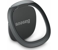 Baseus SUYB-0A Tenký držiak s krúžkom pre chytré telefóny čierna