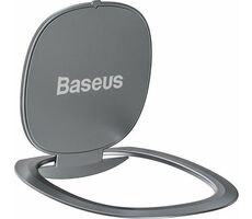 Baseus SUYB-0S Tenký držiak s krúžkom pre chytré telefóny strieborná