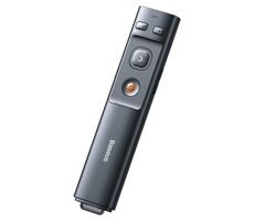 Baseus ACFYB-B0G Orange Dot Multifunkčné diaľkové ovládanie pre prezentácie s laserovým ukazovátkom šedá