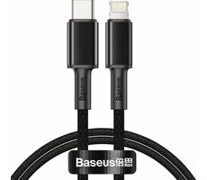 Baseus CATLGD-01 Kábel USB-C (M) - Lightning (M) 1 m čierna / 20W