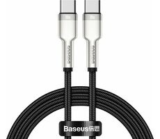 Baseus CATJK-C01 Kábel USB-C (M) - USB-C (M) 1 m čierna / 100W 