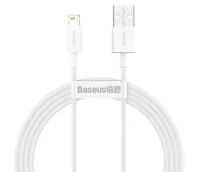 Baseus CALYS-B02 Kábel USB-A (M) - Lightning (M) 1.5 m biela