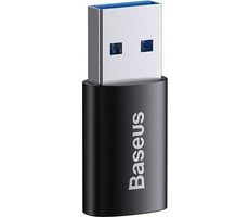 Baseus ZJJQ000101 Adaptér USB-A (M) - USB-C (F) čierna