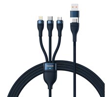 Baseus CASS030101 Kábel USB-A (M) &amp; USB-C (M) - Micro-USB (M) 18 W &amp; USB-C (M) 100 W &amp; Lightning (M) 20 W 1.2 m čierna 