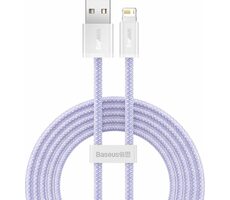Baseus CALD040105 Kábel USB-A (M) - Lightning (M) 2 m fialová