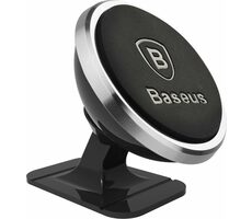 Baseus SUCX140012 Magnetický držiak na mobil do auta strieborná 