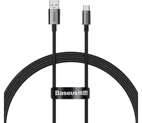 Baseus P10320102114-00 Kábel USB-A (M) - USB-C (M) 1 m čierna / 100W