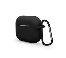 Epico silikónové puzdro Outdoor Cover s karabínou pre Apple AirPods 3 čierna