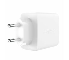 Acefast PD65W GaN nabíjačka biela / 2x USB-C / 1x USB-A / 65W