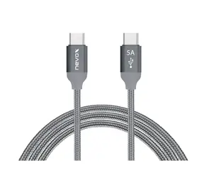 Nevox Kábel USB-C (M) - USB-C (M) 1 m šedá / 100W