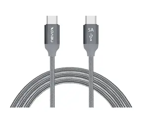 Nevox Kábel USB-C (M) - USB-C (M) 2 m sivá / 100W