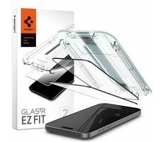 Spigen Glass TR EZ Fit FC Black ochranné sklo pre Apple iPhone 15 PLUS 2ks číra