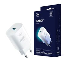 3mk HARDY Charger 33W biela / cestovná nabíjačka / GaN 1x USB-C / pre Apple