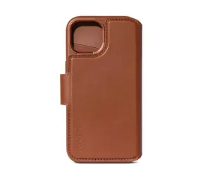 Decoded Leather Detachable Wallet odnímateľné kožené púzdro pre Apple iPhone 15 PLUS hnedá