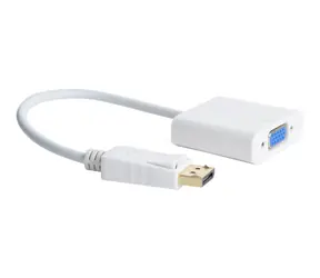 Gembird A-DPM-VGAF-02-W DisplayPort 1.1 - VGA 0.15m biela