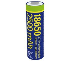 Gembird EG-BA-18650-10C Dobíjacia batéria 18650 / 3.7V / lítiová / 2500 mAh / 1 ks 