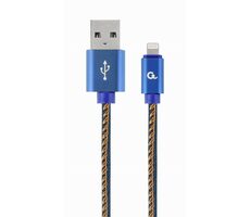 Gembird CC-USB2J USB-A - Lightning 1m modrá 
