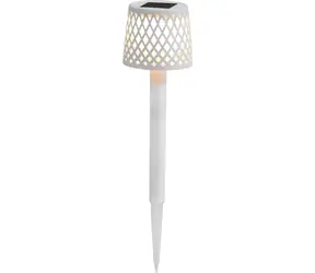 New Garden Gretita biela 4ks / Záhradné solárne svetlo / LED / 2 lm / NiMH / IP44