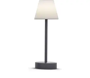 New Garden Lola Slim 30 sivá / Stolová lampa / LED / 2W / 260 lm / Li- ION / IP44