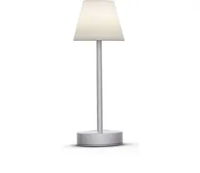 New Garden Lola Slim 30 svetlo šedá / Stolová lampa / LED / 2W / 260 lm / Li- ION / IP44