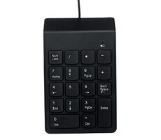 Gembird KDP-U-03 čierna / Numerická klávesnica / USB / 18 kláves 