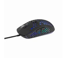 Gembird RAGNAR RX400 čierna / Herná myš / Drôtová / USB / RGB / 6 tlačidiel / 7200 DPI