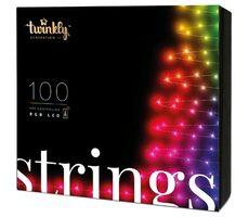 Twinkly Strings 100 ks 8 m / múdre žiarovky na stromček / RGB / Wi-Fi / Bluetooth