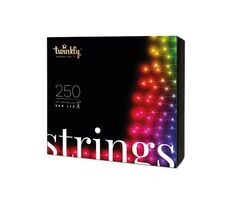 Twinkly Strings RGB 250 ks 20 m / Inteligentné žiarovky na stromček / RGB / Wi-Fi / Bluetooth 